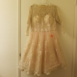 Chi Chi London Tea Length Wedding Dress
